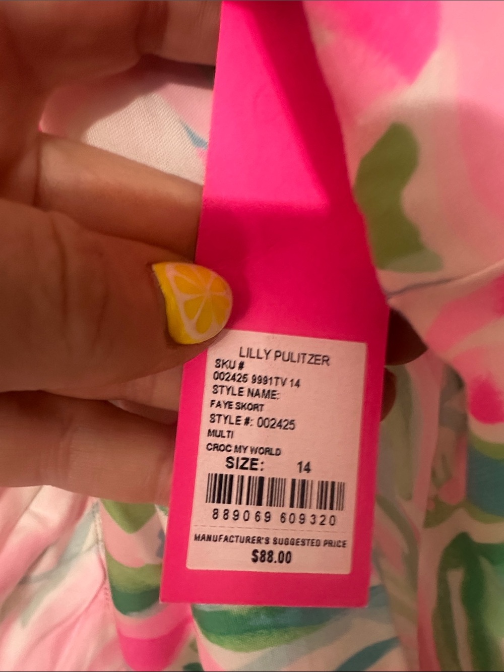 Lilly Pulitzer faye skort size 14 - Picture 4 of 4
